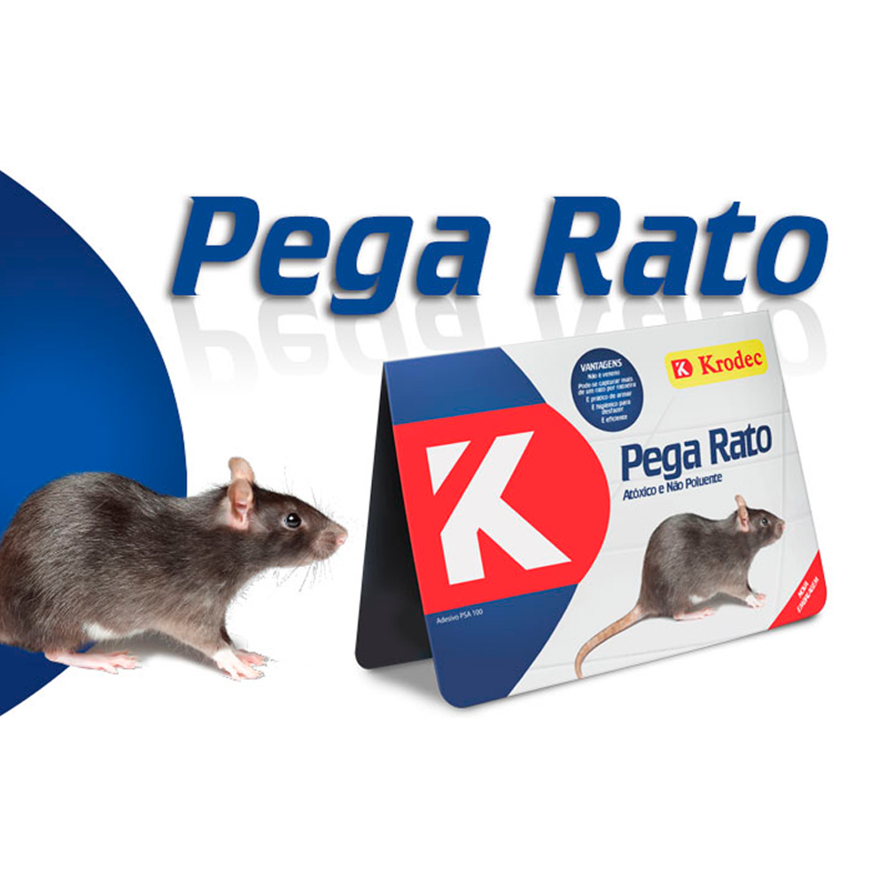Adesivo pega rato Krodec