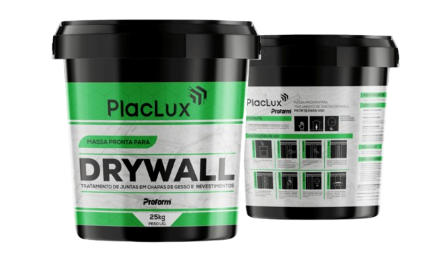 MASSA PRONTA DRYWALL 25kg PLACLUX